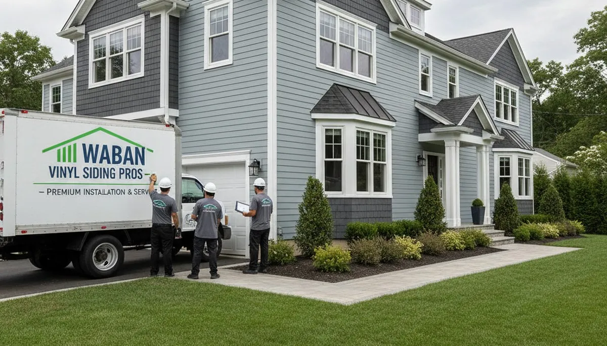 Professional vinyl siding installation on a Boston MA home exterior by local experts